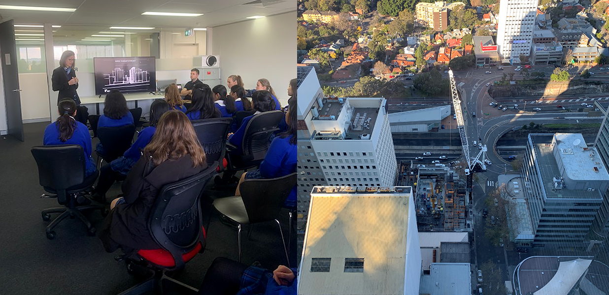 Willoughby Girls High School Site Visit of Zurich Tower